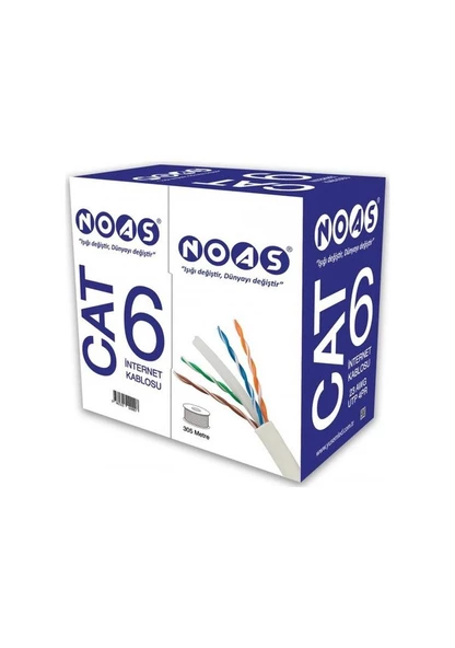 NOAS CAT6 KABLO 305 METRE 23 AWG 4PR