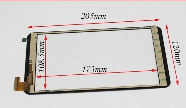 ONDA V820W de 8'' PANTALLA TACTIL TABLET TOUCH SCREEN DIGITIZER FPC-FC80J107 Siyah