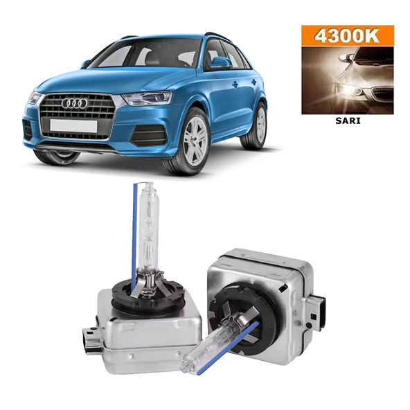 Audi Q3 2012-2014 D3S / D3R 4300K Sarı HID Xenon Ampul 2 Adet