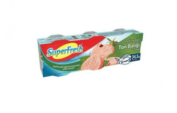 Superfresh Zeytinyağlı Ton Balığı 3 X 75 Gr - 1