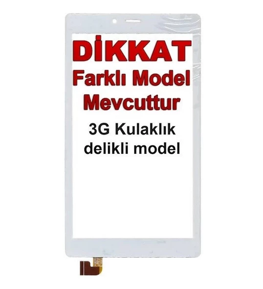 Alcatel Pixi 9003a Dptech 10112-0 C5885ACY 1604, LWGB07000380 REV-A4 7'' inç Beyaz Dokunmatik (35Pin)