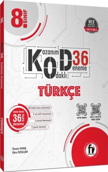 8. Sınıf Türkçe Kod 36 Deneme Fi Yayınları ürün görseli
