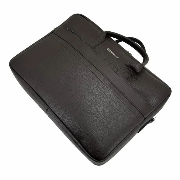Ççs London 71450 Vegan Deri Laptop Evrak Çantası 15 İnç Kahve - 5