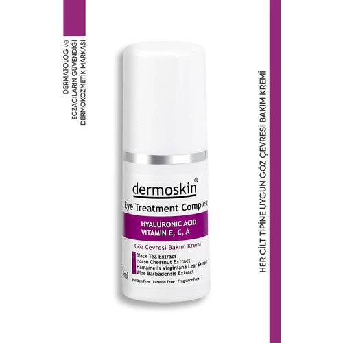 Dermoskin Göz Çevresi Bakım Kremi 15 Ml