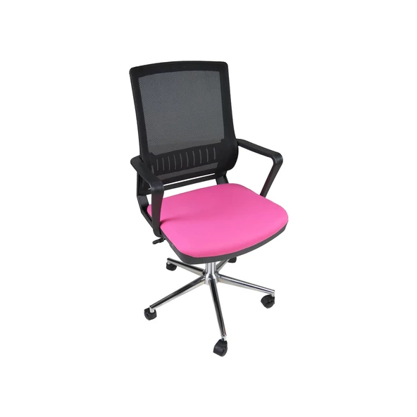 Uzay Ofis Nehir Çalışma Koltuğu - Pembe - 4
