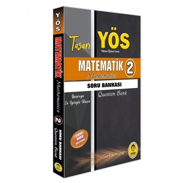 Tasarı YÖS Matematik 2 Soru Bankası (Yeni) ürün görseli 1