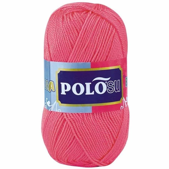 Polosu Lüks Patik El Örgü İpi 375 Koyu Şeker Pembe ( 5 Adet )