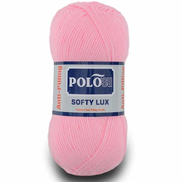 Polosu Softy Lux Bebe El Örgü İpi 465 Toz Pembe ( 5 Adet )