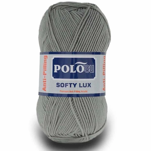 Polosu Softy Lux Bebe El Örgü İpi 434 Koyu Gri ( 5 Adet )