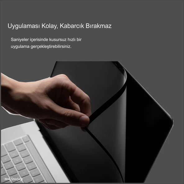 MacBook Pro 15 A1707 A1990 Cerceveli Anti Glare Ekran Koruyucu Yansima Onleyici - Resim 3