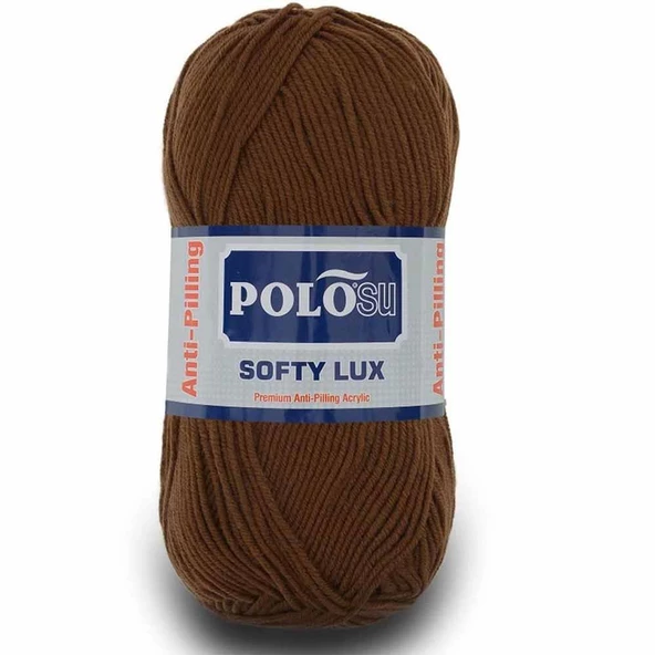 Polosu Softy Lux Bebe El Örgü İpi 438 Koyu Kahve ( 5 Adet )