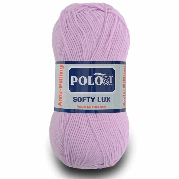 Polosu Softy Lux Bebe El Örgü İpi 444 Açık Leylak ( 5 Adet )