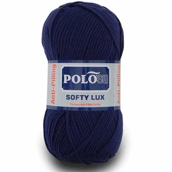 Polosu Softy Lux Bebe El Örgü İpi 432 Lacivert ( 5 Adet )