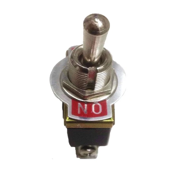 Büyük Boy Toggle Switch 2 Konum 3 Pin Vidalı 12mm 6A 250VAC
