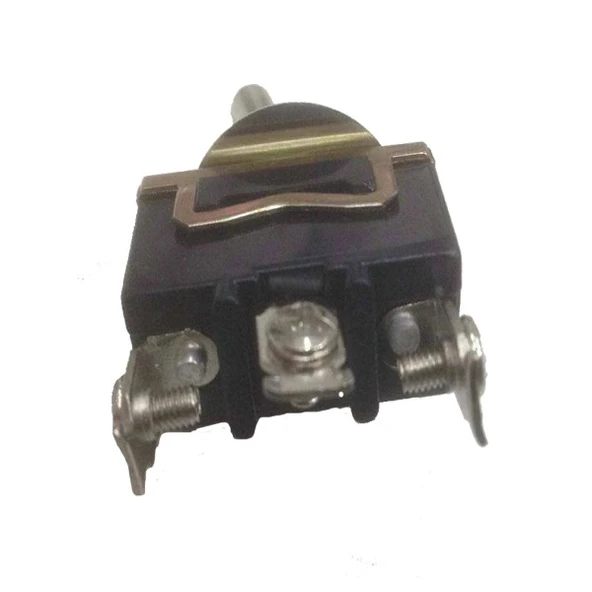 Büyük Boy Toggle Switch 2 Konum 3 Pin Vidalı 12mm 6A 250VAC - 2