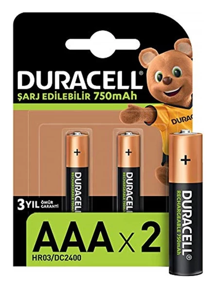 Duracell Cef 14 Pilli Şarj Cihazı ve Şarj Edilebilir 2 Adet 1300 Mah 6 Adet 750 Mah Pil Paketi - 3