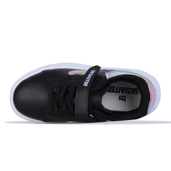 Skuaıter 011 Syh-Lila Kız Çocuk Sneaker Spor Ayakkabı - Resim 3