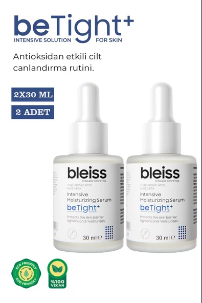 Bleiss beTight+ Yoğun Nemlendirici ve Sıkılaştırıcı Serum 30 ml 2 Adet