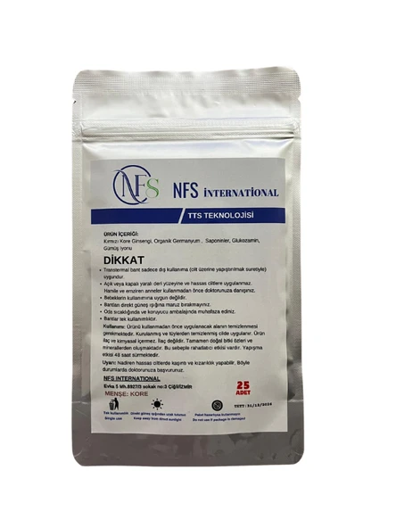NFS Ginseng Bant 10 Paket 250 Adet - 5