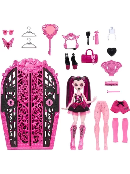 Monster High Gizemli Arkadaşlar - HYB12 HXH84 Draculaura - 4