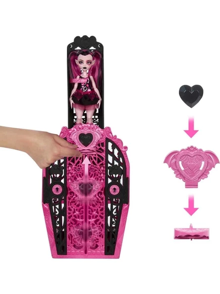 Monster High Gizemli Arkadaşlar - HYB12 HXH84 Draculaura - 3