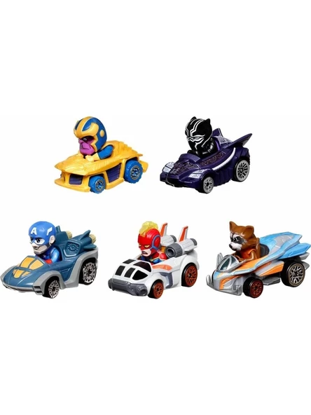 Hot Wheels Hotwheels Hot Wheels Marvel 5'li Araba Seti HPN40