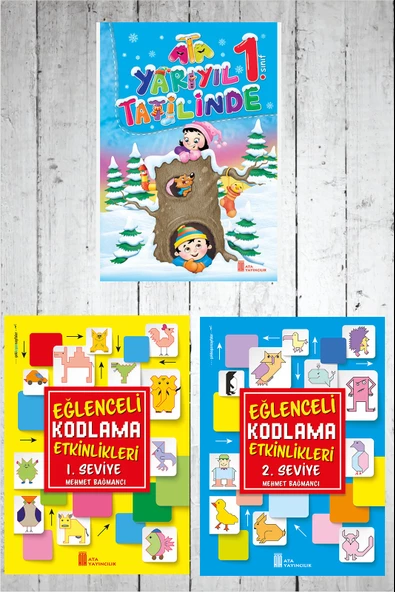 1.Sınıf Yarıyıl Tatili+Kodlama+Resfebe ürün görseli 1