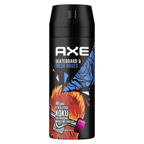 Axe Deodorant 150Ml Skateboard & Fresh Roses