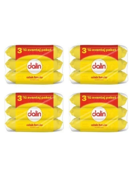 Dalin Islak Havlu 56 Lı x 12 Paket 672 Yaprak
