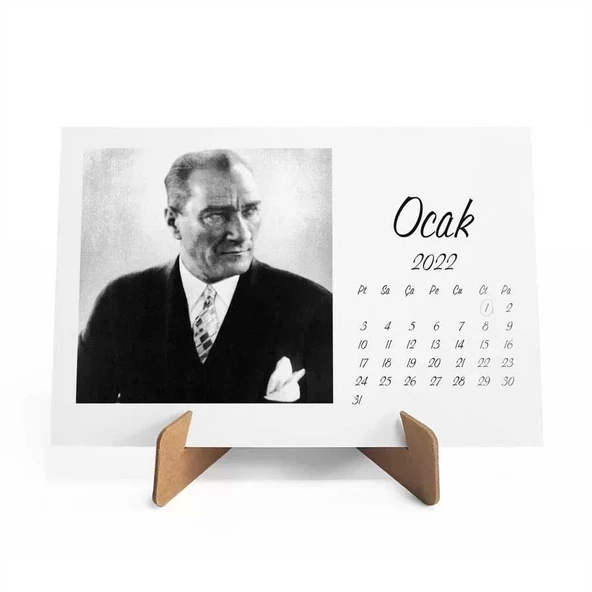 Atatürk Takvimi 2025 Masa Takvimi