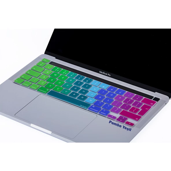Macbook Pro Klavye Koruyucu M1-M2, 13inç Dazzle (UK-EU İngilizce) A2338 2289 2251 A2141 ile Uyumlu - 4