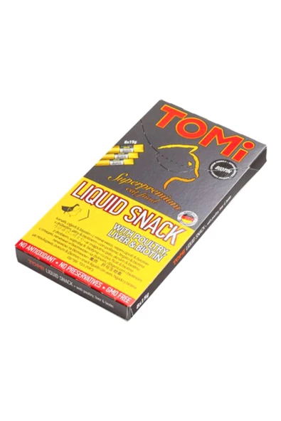 Tomi Stick Likit Ciğerli ve Biyotinli Kedi Kreması 8x15gr - 2
