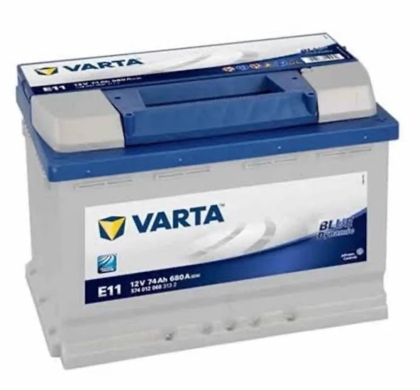 Varta Akü E11 12V 74 Amper 680 AEN Üretim TEMMUZ 2024