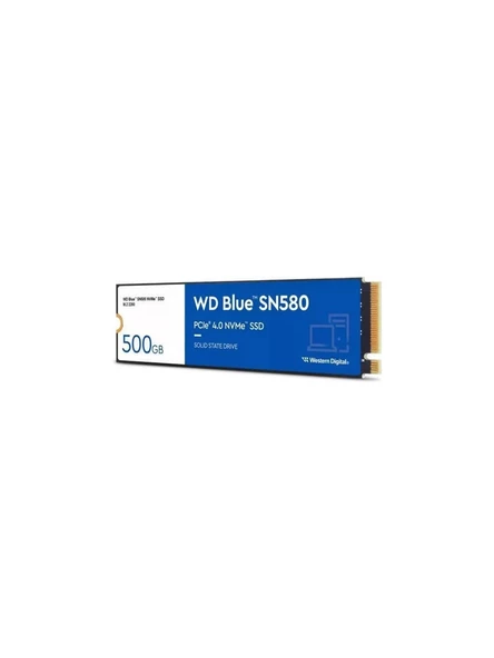 WD 500GB Blue SN580 SSD m.2 NVMe WDS500G3B0E 4000-3600MBPS GEN4 - 2