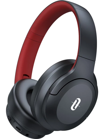 TAOTRONICS TT-BH1121-RED BLUETOOTH 5.3 KATLANABİLİR KABLOSUZ KULAKÜSTÜ KULAKLIK KIRMIZI-SİYAH