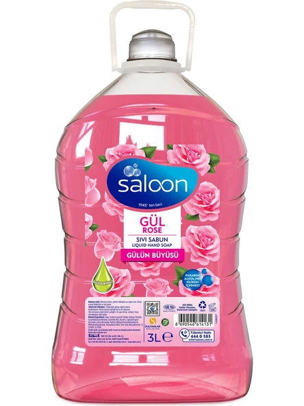 Saloon Sıvı Sabun Gülün Büyüsü 3 Lt x 3 Adet - 2