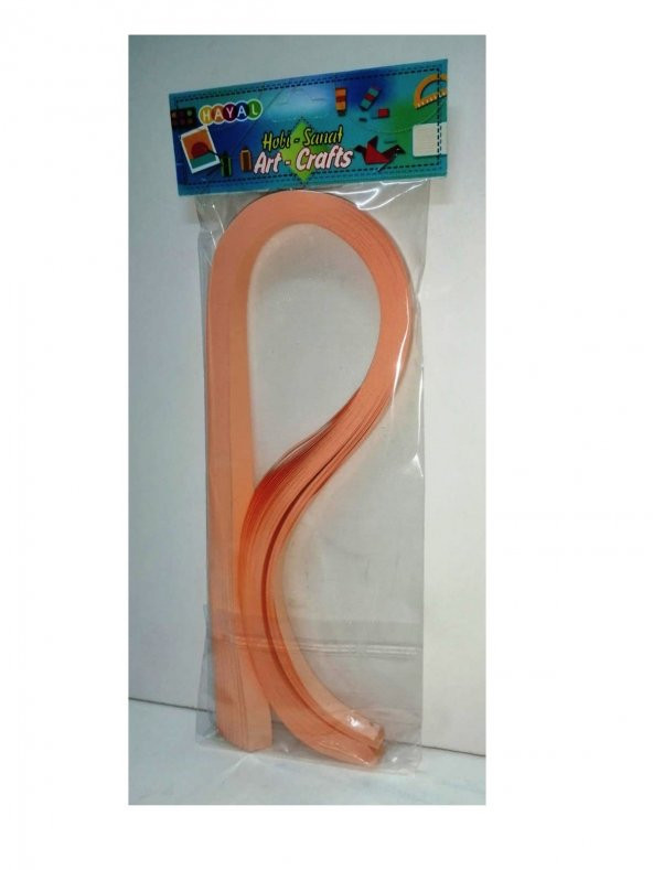 Hayal 1x50cm Quilling Kağıdı - Koyu Somon Renk 70li - 2