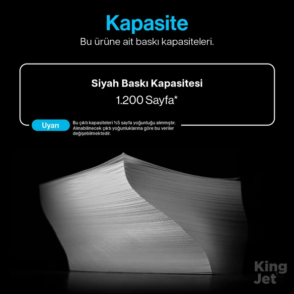 KingJET MA2000w Muadil Toner 4'lü Paket - Kyocera Uyumlu TK-1240/TK-1248 Muadil Toner - 3