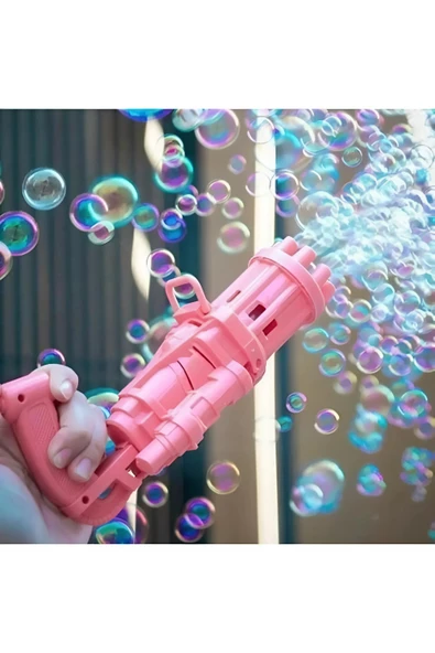 Pilli Baloncuk Köpük Makinesi Pembe - 2