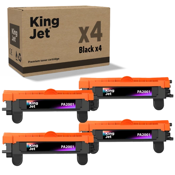 KingJET PA2001 Muadil Toner 4'lü Paket - Kyocera Uyumlu TK-1240/TK-1248 Muadil Toner