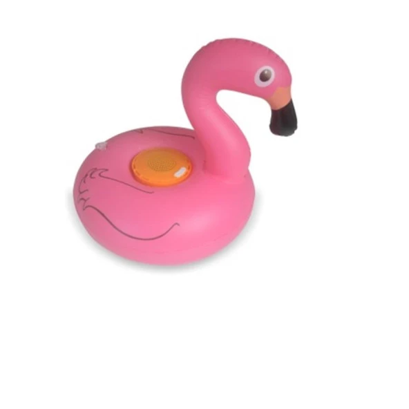 Havuz Hoparlörü Banyo Hoparlörü Bluetooth Kablosuz Su Geçirmez Pembe Flamingo