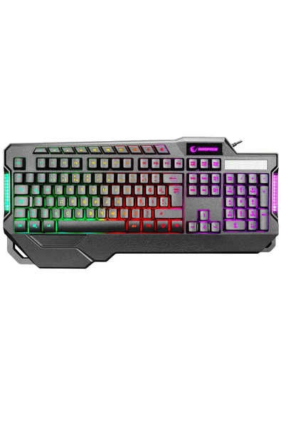 Rampage KB-R46 CARISMA USB Rainbow Aydınlatmalı Q Gaming Oyuncu Klavye