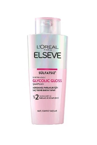 ELSEVE SAÇ ŞAMPUANI & PREMIUM GLYCOLIC GLOSS SÜLFATSIZ SAMPUAN 200ML