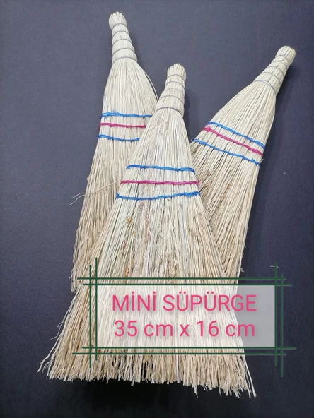 Burak Adan Zeye 35 Cm Mini Ot Çalı Süpürgesi