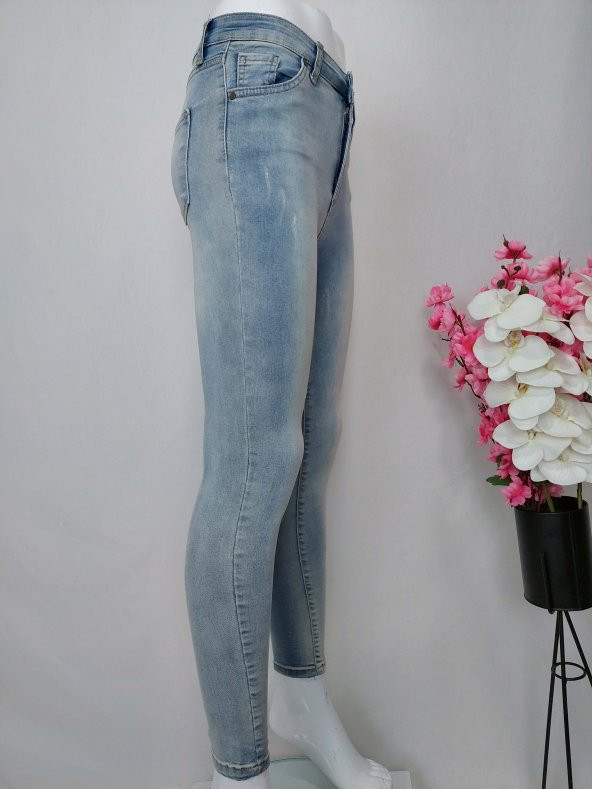 Buz mavisi dar paça ymr kot pantolon - 2
