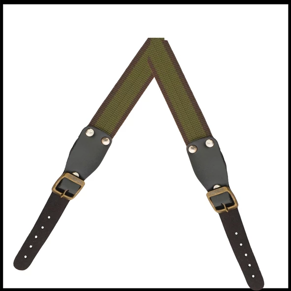 Uyguna-Yakala Haki/Kahve Tüfek Askı Kayışı 3 cm Kolon - 044-H - Resim 2