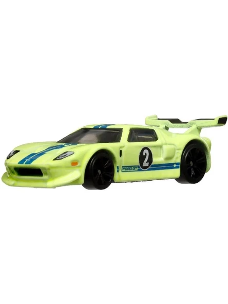 Hot Wheels Neon Yarışçılar HLH72 - Ford Gt HRW77 - Resim 4