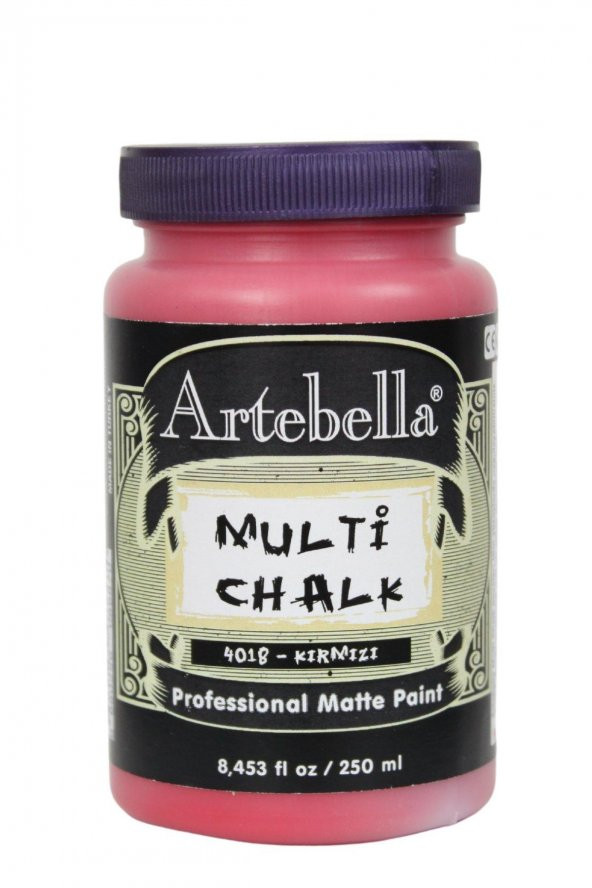 Artebella Multı Chalk 4018250 Kırmızı 250 Ml. - 3