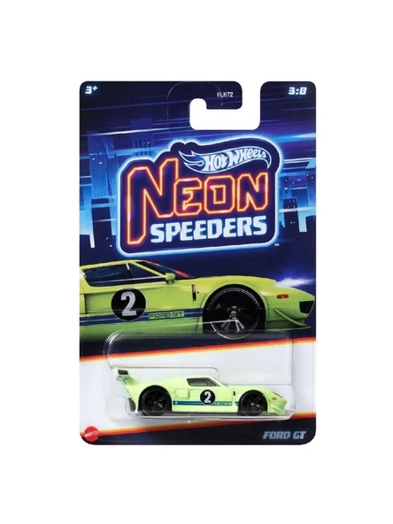 Hot Wheels Neon Yarışçılar HLH72 - Ford Gt HRW77 ürün görseli