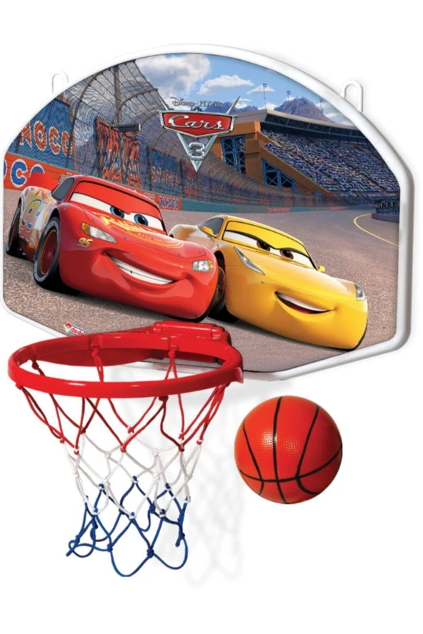Disney Cars Asılabilir Büyük Basketbol Potası Disney Arabalar Asılabilir Basketbol Potası